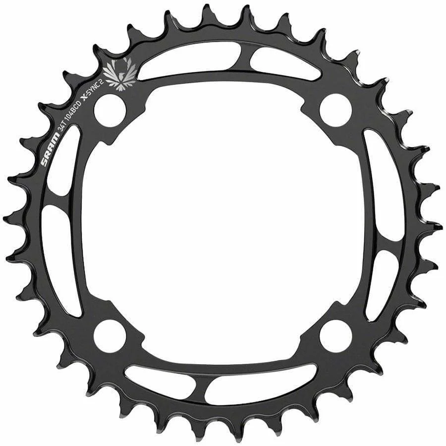 SRAM X-Sync 2 Steel Eagle Chainring - 34T 104mm Bolt Circle Diameter Black