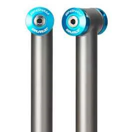 *BINGHAM BUILT* titanium straight seatpost (turquoise)