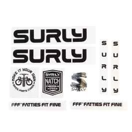 *SURLY* intergalactic decal set (black)