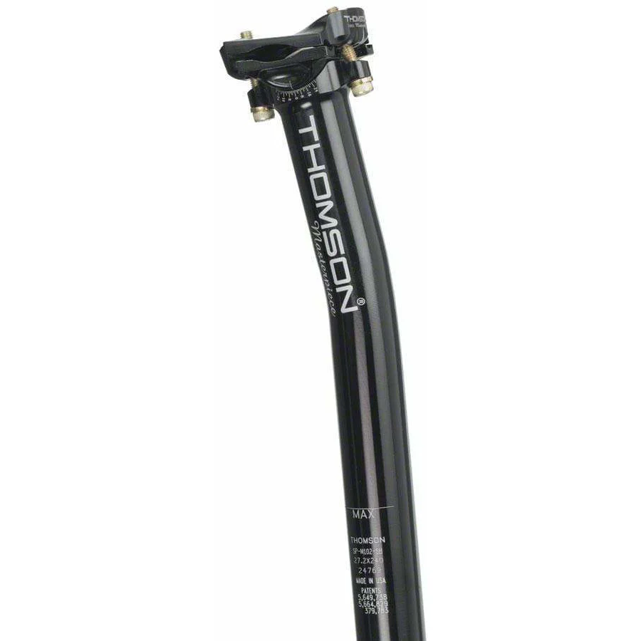 Thomson Masterpiece Setback Seatpost: 27.2 x 330mm - Black