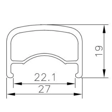 Voyager Rim26"/650B/700C